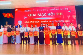 Phường Thống Nhất khai mạc Hội thi báo cáo viên, tuyên truyền viên giỏi năm 2026