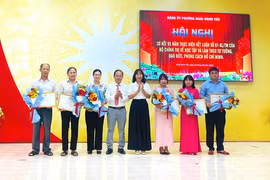 Đảng ủy phường Hoài Nhơn Tây sơ kết 5 năm thực hiện Kết luận số 01 của Bộ Chính trị
