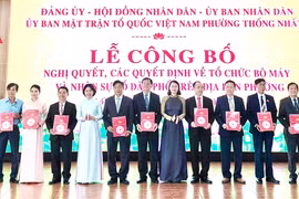 Phường Thống Nhất còn 11 tổ dân phố sau sắp xếp
