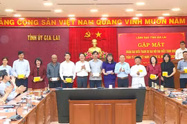 Gia Lai: Gặp mặt đoàn đại biểu tham dự Đại hội đại biểu toàn quốc MTTQ Việt Nam lần thứ XI