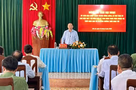 Bí thư Tỉnh ủy Thái Đại Ngọc làm việc với 7 xã biên giới