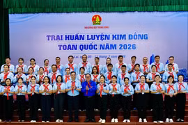 Khai mạc Trại Huấn luyện Kim Đồng cấp I toàn quốc năm 2026 tại Gia Lai