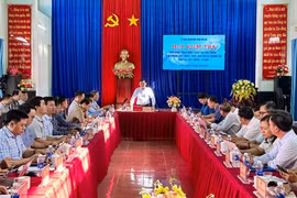 Kiểm tra tiến độ bồi thường GPMB Dự án đường bộ cao tốc Quy Nhơn - Pleiku