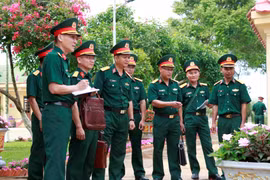Quân khu 5 kiểm tra công tác chuẩn bị tham gia hội thi cấp Bộ Quốc phòng của Trung đoàn 95
