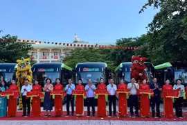 Địa phương nào tiên phong đưa 50 xe buýt điện miễn phí đón học sinh đến trường?
