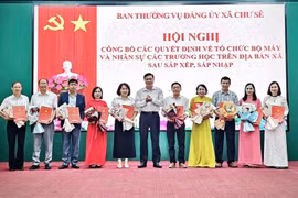 Chư Sê kiện toàn tổ chức, nhân sự các trường học sau sắp xếp