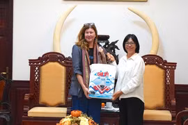 Phó Chủ tịch UBND tỉnh Nguyễn Thị Thanh Lịch tiếp xã giao Trưởng đại diện UNICEF tại Việt Nam