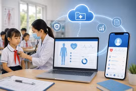 Từ năm học 2026-2027, học sinh được khám sức khỏe miễn phí, lập sổ sức khỏe điện tử