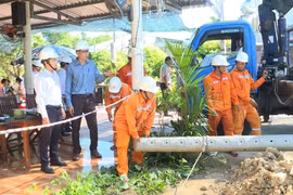 Điện lực Gia Lai diễn tập phòng - chống thiên tai và tìm kiếm cứu nạn