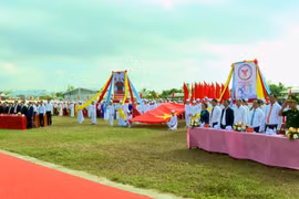 Hơn 1.000 vận động viên tham gia Đại hội Thể dục thể thao xã Đề Gi lần thứ I