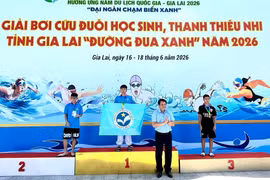 CLB Sao Việt Gia Lai đoạt nhiều thành tích cao tại giải bơi "Đường đua xanh"