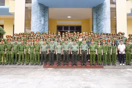Gần 90 cán bộ, chiến sĩ tham gia Hội thao quân sự, võ thuật và thể thao Công an nhân dân