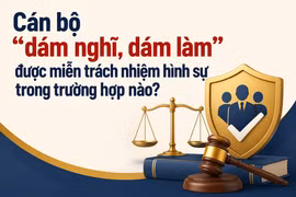 Cán bộ “dám nghĩ, dám làm” được miễn trách nhiệm hình sự trong trường hợp nào?