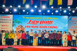Sôi nổi Liên hoan Văn nghệ quần chúng lần thứ I năm 2026 xã Tuy Phước Đông
