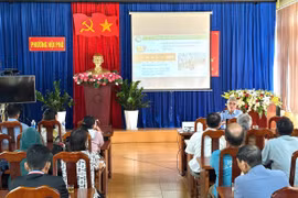 Hội Nông dân phường Hội Phú đồng hành cùng nông dân phát triển mô hình trồng dâu, nuôi tằm