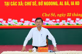 Phó Chủ tịch UBND tỉnh Nguyễn Tự Công Hoàng làm việc với các xã Chư Sê, Bờ Ngoong, Al Bá, Ia Ko