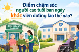 Điểm chăm sóc người cao tuổi ban ngày khác viện dưỡng lão thế nào?