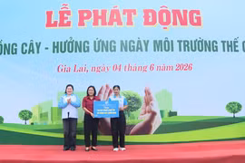 Hơn 200 hội viên phụ nữ tham gia trồng cây hưởng ứng Ngày Môi trường thế giới
