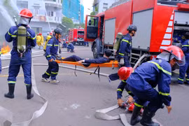 Gia Lai tăng cường huấn luyện, thực tập PCCC và CNCH tại cơ sở