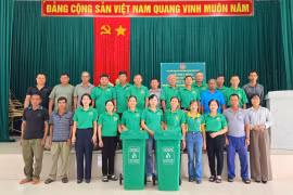Gần 100 hội viên nông dân phường Thống Nhất tham gia mô hình bảo vệ môi trường