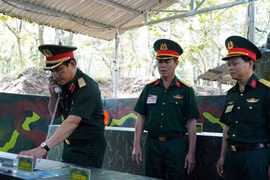 Quân khu 5 tổ chức diễn tập chỉ huy - cơ quan 1 bên 2 cấp ngoài thực địa cho Sư đoàn bộ binh 2