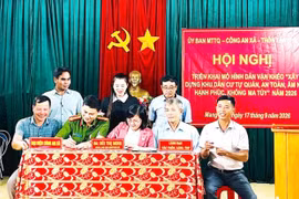 Ra mắt mô hình dân vận khéo xây dựng khu dân cư không ma túy tại xã Mang Yang