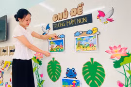 Giáo viên mầm non Gia Lai trang trí lớp học sẵn sàng cho “Ngày hội đến trường của bé”