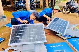 Góp sức trẻ thắp sáng vùng biên