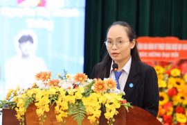 Chị Hà Diệu Huyền giữ chức Chủ tịch Hội Sinh viên Trường Cao đẳng Kỹ thuật Công nghệ Quy Nhơn.