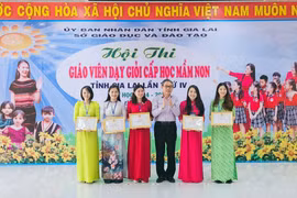 17 tập thể và 82 cá nhân đạt giải Giáo viên dạy giỏi cấp học mầm non tỉnh Gia Lai 