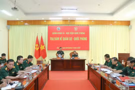 Quân đoàn 34 và Học viện Quốc phòng tọa đàm về quân sự, quốc phòng