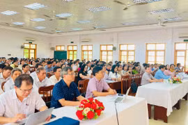 Tập huấn nghiệp vụ kiểm tra Kỳ thi tốt nghiệp THPT năm 2026.