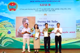 Hội Nông dân tỉnh Gia Lai tổng kết, trao giải các cuộc thi và giải thưởng báo chí năm 2026