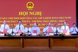 Kiểm toán Nhà nước ký quy chế phối hợp với 3 tỉnh Gia Lai, Khánh Hòa, Đắk Lắk