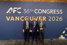 AFC Awards 2026: Liên đoàn Bóng đá Việt Nam lọt đề cử hạng mục Kim cương