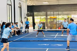 Phường An Phú tổ chức Giải Pickleball chào mừng Ngày Doanh nhân Việt Nam.