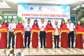 Khánh thành và trao tặng thư viện tại Trường Tiểu học Lý Tự Trọng