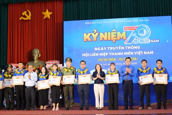 Gia Lai: Kỷ niệm 70 năm Ngày truyền thống Hội LHTN Việt Nam, tuyên dương thanh niên tiêu biểu.