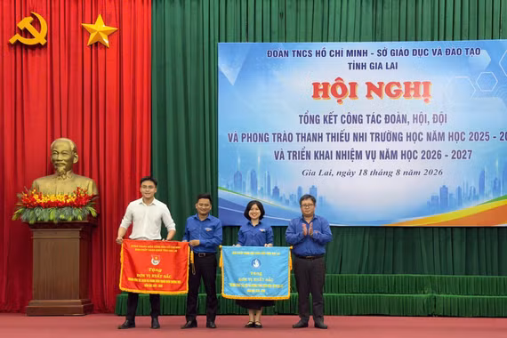 Gia Lai tổng kết công tác Đoàn, Hội, Đội và phong trào thanh thiếu nhi năm học 2025-2026