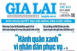 Báo Gia Lai số thứ bảy ngày 25-7-2026
