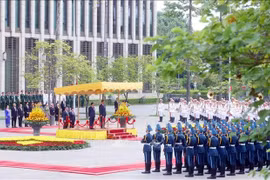 Tổng Bí thư, Chủ tịch nước Tô Lâm chủ trì Lễ đón chính thức Tổng thống Myanmar