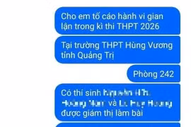 Thêm vụ tố cáo gian lận kỳ thi tốt nghiệp THPT, Quảng Trị tiếp tục kiểm tra