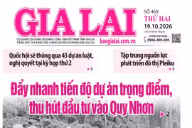 Báo Gia Lai số thứ hai ngày 19-10-2026