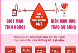 Ngày Quốc tế Người hiến máu: Giọt máu tình người - Hiến máu đào, trao sự sống