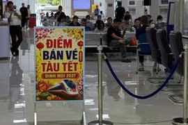 Đường sắt chính thức mở bán hơn 300.000 vé tàu Tết 2027