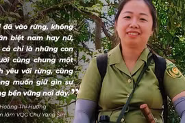 Vườn quốc gia Chư Yang Sin có 'nữ tướng rừng xanh'