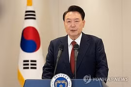 Tổng thống Yoon Suk-yeol có nguy cơ bị bắt giữ vì không tuân thủ lệnh triệu tập. Ảnh: Yonhap