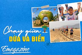 Chạy giữa dừa và biển