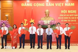 Công bố các quyết định của Bộ Chính trị, Ban Bí thư về công tác cán bộ