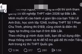 Sở GD-ĐT Đắk Lắk bác tin nam sinh dùng AI gian lận thi cử